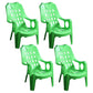 Modern Indoor Dining Arm Chairs Stackable Dining Armchairs with Plastic Legs Green 4 Piece Set Clearhalo ' kitchen&dining_furn' 'Dining Chairs' 'Dining Tables & Seating' 'dining_chair' 'furn' 'furn_dining_chair' 'Furniture' 'furniture_dining_chair' 'Kitchen & Dining Furniture' 'kitchen' 4207688