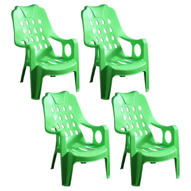 Modern Indoor Dining Arm Chairs Stackable Dining Armchairs with Plastic Legs Green 4 Piece Set Clearhalo ' kitchen&dining_furn' 'Dining Chairs' 'Dining Tables & Seating' 'dining_chair' 'furn' 'furn_dining_chair' 'Furniture' 'furniture_dining_chair' 'Kitchen & Dining Furniture' 'kitchen' 4207688