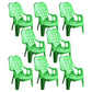 Modern Indoor Dining Arm Chairs Stackable Dining Armchairs with Plastic Legs Green 8 Piece Set Clearhalo ' kitchen&dining_furn' 'Dining Chairs' 'Dining Tables & Seating' 'dining_chair' 'furn' 'furn_dining_chair' 'Furniture' 'furniture_dining_chair' 'Kitchen & Dining Furniture' 'kitchen' 4207689