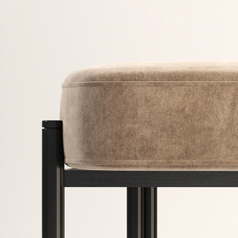 Designer Style Home Velvet Side Chair Matte Finish Open Back Dining Chairs (Set of 2) Clearhalo ' kitchen&dining_furn' 'Dining Chairs' 'Dining Tables & Seating' 'dining_chair' 'furn' 'furn_dining_chair' 'Furniture' 'furniture_dining_chair' 'Kitchen & Dining Furniture' 'kitchen' 4207715