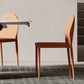 Minimalist Style Leather Dining Chairs Solid Back Armless Side Chairs for Home Use Clearhalo ' kitchen&dining_furn' 'Dining Chairs' 'Dining Tables & Seating' 'dining_chair' 'furn' 'furn_dining_chair' 'Furniture' 'furniture_dining_chair' 'Kitchen & Dining Furniture' 'kitchen' 4207721