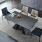 Industrial Black Standard Dining Table Sintered Stone Rectangle Dining Table for Kitchen Clearhalo ' dining_table' 'Dining Tables & Seating' 'Dining Tables' 'furn' 'furn_dining_table' 'Furniture' 'furniture_dining_table' 'Kitchen & Dining Furniture' 'kitchen&dining_furn' 'kitchen' 'kitchen_dining_table' 4207793