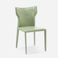 Contemporary Metal Dining Armless Chair Faux Leather Side Chair for Home Use Green 1 Piece Clearhalo ' kitchen&dining_furn' 'Dining Chairs' 'Dining Tables & Seating' 'dining_chair' 'furn' 'furn_dining_chair' 'Furniture' 'furniture_dining_chair' 'Kitchen & Dining Furniture' 'kitchen' 4208303