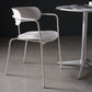 Contemporary Style Dining Chair Kitchen Open Back Arm Side Chair with Metal Legs Clearhalo ' kitchen&dining_furn' 'Dining Chairs' 'Dining Tables & Seating' 'dining_chair' 'furn' 'furn_dining_chair' 'Furniture' 'furniture_dining_chair' 'Kitchen & Dining Furniture' 'kitchen' 4209407