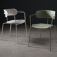 Contemporary Style Dining Chair Kitchen Open Back Arm Side Chair with Metal Legs Clearhalo ' kitchen&dining_furn' 'Dining Chairs' 'Dining Tables & Seating' 'dining_chair' 'furn' 'furn_dining_chair' 'Furniture' 'furniture_dining_chair' 'Kitchen & Dining Furniture' 'kitchen' 4209422
