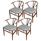 Contemporary Style Ash Wood Chair Dining Room Fork Bone Back Chairs Set Light Gray 4 Piece Set Clearhalo ' kitchen&dining_furn' 'Dining Chairs' 'Dining Tables & Seating' 'dining_chair' 'furn' 'furn_dining_chair' 'Furniture' 'furniture_dining_chair' 'Kitchen & Dining Furniture' 'kitchen' 4210578