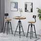 Industrial Adjustable Height Black Counter Stools Iron Wood Bar Stools with Round Seat Clearhalo 'Bar Furniture' 'Bar Stools' 'bar_stools' 'furn' 'furn_bar_stools' 'furniture_bar_stools' 'Kitchen & Dining Furniture' 'kitchen&dining_furn' 'kitchen' 'kitchen_furn' Furniture' 4211076