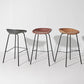 Industrial Iron Distressed Quilted Barstool Indoor Tall Stool with Leather Seat Clearhalo 'Bar Furniture' 'Bar Stools' 'bar_stools' 'furn' 'furn_bar_stools' 'furniture_bar_stools' 'Kitchen & Dining Furniture' 'kitchen&dining_furn' 'kitchen' 'kitchen_furn' Furniture' 4211195