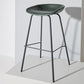 Industrial Iron Distressed Quilted Barstool Indoor Tall Stool with Leather Seat Blackish Green 1 Piece Clearhalo 'Bar Furniture' 'Bar Stools' 'bar_stools' 'furn' 'furn_bar_stools' 'furniture_bar_stools' 'Kitchen & Dining Furniture' 'kitchen&dining_furn' 'kitchen' 'kitchen_furn' Furniture' 4211201
