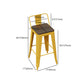 Industrial Yellow Counter Stools Iron Wooden Bar Bristol Stools with Low Back Clearhalo 'Bar Furniture' 'Bar Stools' 'bar_stools' 'furn' 'furn_bar_stools' 'furniture_bar_stools' 'Kitchen & Dining Furniture' 'kitchen&dining_furn' 'kitchen' 'kitchen_furn' Furniture' 4211226