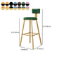 Industrial Style Metal Bar Stool Round Seat Counter Stool for Kitchen Bar Clearhalo 'Bar Furniture' 'Bar Stools' 'bar_stools' 'furn' 'furn_bar_stools' 'furniture_bar_stools' 'Kitchen & Dining Furniture' 'kitchen&dining_furn' 'kitchen' 'kitchen_furn' Furniture' 4211300