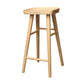 Industrial Style Wooden Bar Stool Contoured Seat Counter Stool for Kitchen Bar Wood 1 Piece Clearhalo 'Bar Furniture' 'Bar Stools' 'bar_stools' 'furn' 'furn_bar_stools' 'furniture_bar_stools' 'Kitchen & Dining Furniture' 'kitchen&dining_furn' 'kitchen' 'kitchen_furn' Furniture' 4211377
