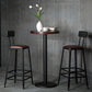 Industrial Style Square Leather Seat with Metal Legs Counter Stool for Kitchen Bar Clearhalo 'Bar Furniture' 'Bar Stools' 'bar_stools' 'furn' 'furn_bar_stools' 'furniture_bar_stools' 'Kitchen & Dining Furniture' 'kitchen&dining_furn' 'kitchen' 'kitchen_furn' Furniture' 4211388