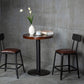 Industrial Style Square Leather Seat with Metal Legs Counter Stool for Kitchen Bar Clearhalo 'Bar Furniture' 'Bar Stools' 'bar_stools' 'furn' 'furn_bar_stools' 'furniture_bar_stools' 'Kitchen & Dining Furniture' 'kitchen&dining_furn' 'kitchen' 'kitchen_furn' Furniture' 4211394