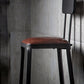 Industrial Style Square Leather Seat with Metal Legs Counter Stool for Kitchen Bar Clearhalo 'Bar Furniture' 'Bar Stools' 'bar_stools' 'furn' 'furn_bar_stools' 'furniture_bar_stools' 'Kitchen & Dining Furniture' 'kitchen&dining_furn' 'kitchen' 'kitchen_furn' Furniture' 4211398