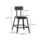 Industrial Style Square Leather Seat with Metal Legs Counter Stool for Kitchen Bar Clearhalo 'Bar Furniture' 'Bar Stools' 'bar_stools' 'furn' 'furn_bar_stools' 'furniture_bar_stools' 'Kitchen & Dining Furniture' 'kitchen&dining_furn' 'kitchen' 'kitchen_furn' Furniture' 4211427