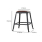 Industrial Style Square Leather Seat with Metal Legs Counter Stool for Kitchen Bar Clearhalo 'Bar Furniture' 'Bar Stools' 'bar_stools' 'furn' 'furn_bar_stools' 'furniture_bar_stools' 'Kitchen & Dining Furniture' 'kitchen&dining_furn' 'kitchen' 'kitchen_furn' Furniture' 4211428