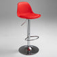 Scandinavian Bar Stool Bucket Leather Seat Counter Stool for Kitchen Bar Red Silver 1 Piece Clearhalo 'Bar Furniture' 'Bar Stools' 'bar_stools' 'furn' 'furn_bar_stools' 'furniture_bar_stools' 'Kitchen & Dining Furniture' 'kitchen&dining_furn' 'kitchen' 'kitchen_furn' Furniture' 4211432