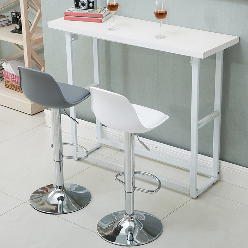 Scandinavian Bar Stool Bucket Leather Seat Counter Stool for Kitchen Bar Clearhalo 'Bar Furniture' 'Bar Stools' 'bar_stools' 'furn' 'furn_bar_stools' 'furniture_bar_stools' 'Kitchen & Dining Furniture' 'kitchen&dining_furn' 'kitchen' 'kitchen_furn' Furniture' 4211433