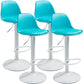 Scandinavian Bar Stool Bucket Leather Seat Counter Stool for Kitchen Bar Blue White 4 Piece Set Clearhalo 'Bar Furniture' 'Bar Stools' 'bar_stools' 'furn' 'furn_bar_stools' 'furniture_bar_stools' 'Kitchen & Dining Furniture' 'kitchen&dining_furn' 'kitchen' 'kitchen_furn' Furniture' 4211448