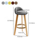 Scandinavian Style Wooden Legs Bar-stool Counter Stool for Kitchen Bar 1Pcs Clearhalo 'Bar Furniture' 'Bar Stools' 'bar_stools' 'furn' 'furn_bar_stools' 'furniture_bar_stools' 'Kitchen & Dining Furniture' 'kitchen&dining_furn' 'kitchen' 'kitchen_furn' Furniture' 4211490