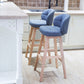 Scandinavian Style Wooden Legs Bar Stool Kitchen Bar Counter Stool 1Pcs Clearhalo 'Bar Furniture' 'Bar Stools' 'bar_stools' 'furn' 'furn_bar_stools' 'furniture_bar_stools' 'Kitchen & Dining Furniture' 'kitchen&dining_furn' 'kitchen' 'kitchen_furn' Furniture' 4211492