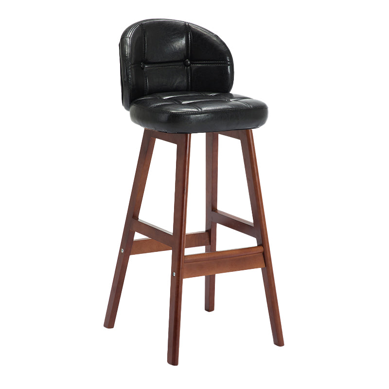 Scandinavian Style Wooden Legs Bar Stool Kitchen Bar Counter Stool 1Pcs Clearhalo 'Bar Furniture' 'Bar Stools' 'bar_stools' 'furn' 'furn_bar_stools' 'furniture_bar_stools' 'Kitchen & Dining Furniture' 'kitchen&dining_furn' 'kitchen' 'kitchen_furn' Furniture' 4211500