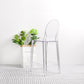 26-inch Height Barstool Modern Indoor Transparent Plastic Bar Stool Clearhalo 'Bar Furniture' 'Bar Stools' 'bar_stools' 'furn' 'furn_bar_stools' 'furniture_bar_stools' 'Kitchen & Dining Furniture' 'kitchen&dining_furn' 'kitchen' 'kitchen_furn' Furniture' 4211520