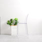 26-inch Height Barstool Modern Indoor Transparent Plastic Bar Stool Clearhalo 'Bar Furniture' 'Bar Stools' 'bar_stools' 'furn' 'furn_bar_stools' 'furniture_bar_stools' 'Kitchen & Dining Furniture' 'kitchen&dining_furn' 'kitchen' 'kitchen_furn' Furniture' 4211522