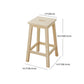 Industrial Natural Counter Stools Wooden Armless Bar Stools with Square Seat Clearhalo 'Bar Furniture' 'Bar Stools' 'bar_stools' 'furn' 'furn_bar_stools' 'furniture_bar_stools' 'Kitchen & Dining Furniture' 'kitchen&dining_furn' 'kitchen' 'kitchen_furn' Furniture' 4211538