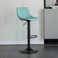 1 Pcs Scandinavian Adjustable Height Counter Stools Leather Iron Bar Stools with Footrest Green Clearhalo 'Bar Furniture' 'Bar Stools' 'bar_stools' 'furn' 'furn_bar_stools' 'furniture_bar_stools' 'Kitchen & Dining Furniture' 'kitchen&dining_furn' 'kitchen' 'kitchen_furn' Furniture' 4211545