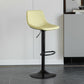 1 Pcs Scandinavian Adjustable Height Counter Stools Leather Iron Bar Stools with Footrest Beige Clearhalo 'Bar Furniture' 'Bar Stools' 'bar_stools' 'furn' 'furn_bar_stools' 'furniture_bar_stools' 'Kitchen & Dining Furniture' 'kitchen&dining_furn' 'kitchen' 'kitchen_furn' Furniture' 4211548