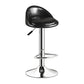 Lift and Rotate Height Stool Modern Indoor Leather Armless Bar Stool 1 Piece Gloss Black Clearhalo 'Bar Furniture' 'Bar Stools' 'bar_stools' 'furn' 'furn_bar_stools' 'furniture_bar_stools' 'Kitchen & Dining Furniture' 'kitchen&dining_furn' 'kitchen' 'kitchen_furn' Furniture' 4211568