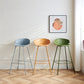 Scandinavian Plastic Metal Counter Stools Low Back Indoor Bar Stools with 4 Legs Clearhalo 'Bar Furniture' 'Bar Stools' 'bar_stools' 'furn' 'furn_bar_stools' 'furniture_bar_stools' 'Kitchen & Dining Furniture' 'kitchen&dining_furn' 'kitchen' 'kitchen_furn' Furniture' 4211586