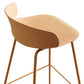 Scandinavian Plastic Metal Counter Stools Low Back Indoor Bar Stools with 4 Legs Clearhalo 'Bar Furniture' 'Bar Stools' 'bar_stools' 'furn' 'furn_bar_stools' 'furniture_bar_stools' 'Kitchen & Dining Furniture' 'kitchen&dining_furn' 'kitchen' 'kitchen_furn' Furniture' 4211596