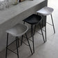 Scandinavian Metal Plastic Counter Stools Backless Bar Stools with Bucket Seat Clearhalo 'Bar Furniture' 'Bar Stools' 'bar_stools' 'furn' 'furn_bar_stools' 'furniture_bar_stools' 'Kitchen & Dining Furniture' 'kitchen&dining_furn' 'kitchen' 'kitchen_furn' Furniture' 4211641