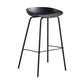 Scandinavian Metal Plastic Counter Stools Backless Bar Stools with Bucket Seat Clearhalo 'Bar Furniture' 'Bar Stools' 'bar_stools' 'furn' 'furn_bar_stools' 'furniture_bar_stools' 'Kitchen & Dining Furniture' 'kitchen&dining_furn' 'kitchen' 'kitchen_furn' Furniture' 4211645