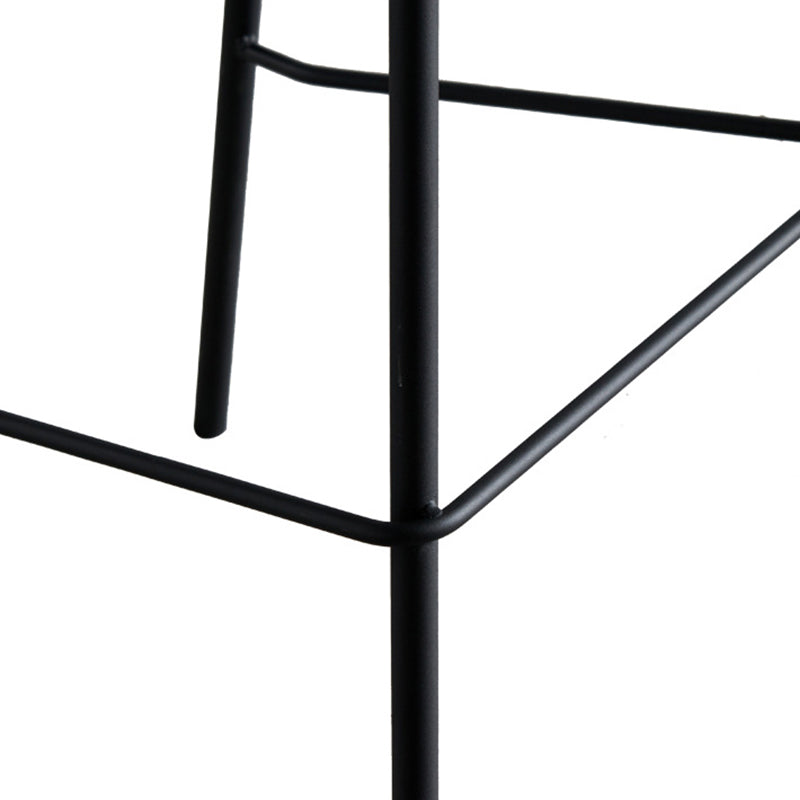 Scandinavian Metal Plastic Counter Stools Backless Bar Stools with Bucket Seat Clearhalo 'Bar Furniture' 'Bar Stools' 'bar_stools' 'furn' 'furn_bar_stools' 'furniture_bar_stools' 'Kitchen & Dining Furniture' 'kitchen&dining_furn' 'kitchen' 'kitchen_furn' Furniture' 4211652