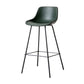Black Metal Leather Bar Stool Scandinavian Low Back Bristol Counter Stool with Bucket Seat Clearhalo 'Bar Furniture' 'Bar Stools' 'bar_stools' 'furn' 'furn_bar_stools' 'furniture_bar_stools' 'Kitchen & Dining Furniture' 'kitchen&dining_furn' 'kitchen' 'kitchen_furn' Furniture' 4211670