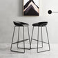 Scandinavian Steel Plastic Counter Stools Backless Bar Stools with Bucket Seat (Set of 2) Clearhalo 'Bar Furniture' 'Bar Stools' 'bar_stools' 'furn' 'furn_bar_stools' 'furniture_bar_stools' 'Kitchen & Dining Furniture' 'kitchen&dining_furn' 'kitchen' 'kitchen_furn' Furniture' 4211689