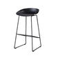 Scandinavian Steel Plastic Counter Stools Backless Bar Stools with Bucket Seat (Set of 2) Clearhalo 'Bar Furniture' 'Bar Stools' 'bar_stools' 'furn' 'furn_bar_stools' 'furniture_bar_stools' 'Kitchen & Dining Furniture' 'kitchen&dining_furn' 'kitchen' 'kitchen_furn' Furniture' 4211697