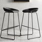 Scandinavian Steel Plastic Counter Stools Backless Bar Stools with Bucket Seat (Set of 2) Clearhalo 'Bar Furniture' 'Bar Stools' 'bar_stools' 'furn' 'furn_bar_stools' 'furniture_bar_stools' 'Kitchen & Dining Furniture' 'kitchen&dining_furn' 'kitchen' 'kitchen_furn' Furniture' 4211710