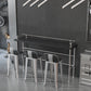 Industrial Silver Counter Stools Iron Wooden Bar Stools with Square Seat Clearhalo 'Bar Furniture' 'Bar Stools' 'bar_stools' 'furn' 'furn_bar_stools' 'furniture_bar_stools' 'Kitchen & Dining Furniture' 'kitchen&dining_furn' 'kitchen' 'kitchen_furn' Furniture' 4211713