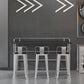 Industrial Silver Counter Stools Iron Wooden Bar Stools with Square Seat Clearhalo 'Bar Furniture' 'Bar Stools' 'bar_stools' 'furn' 'furn_bar_stools' 'furniture_bar_stools' 'Kitchen & Dining Furniture' 'kitchen&dining_furn' 'kitchen' 'kitchen_furn' Furniture' 4211716