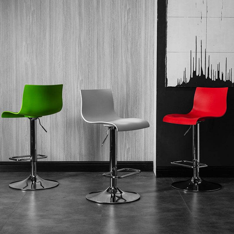 Indoor Industrial Style Bar Stool Adjustable Height Swivel Barstool Armless Design Clearhalo 'Bar Furniture' 'Bar Stools' 'bar_stools' 'furn' 'furn_bar_stools' 'furniture_bar_stools' 'Kitchen & Dining Furniture' 'kitchen&dining_furn' 'kitchen' 'kitchen_furn' Furniture' 4211727