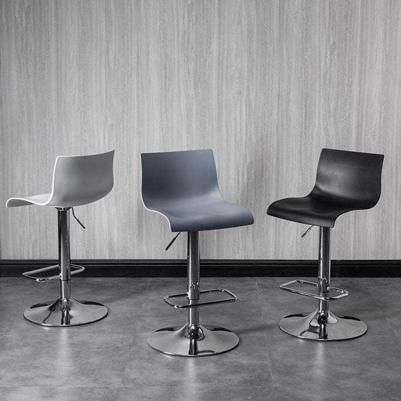 Indoor Industrial Style Bar Stool Adjustable Height Swivel Barstool Armless Design Clearhalo 'Bar Furniture' 'Bar Stools' 'bar_stools' 'furn' 'furn_bar_stools' 'furniture_bar_stools' 'Kitchen & Dining Furniture' 'kitchen&dining_furn' 'kitchen' 'kitchen_furn' Furniture' 4211729