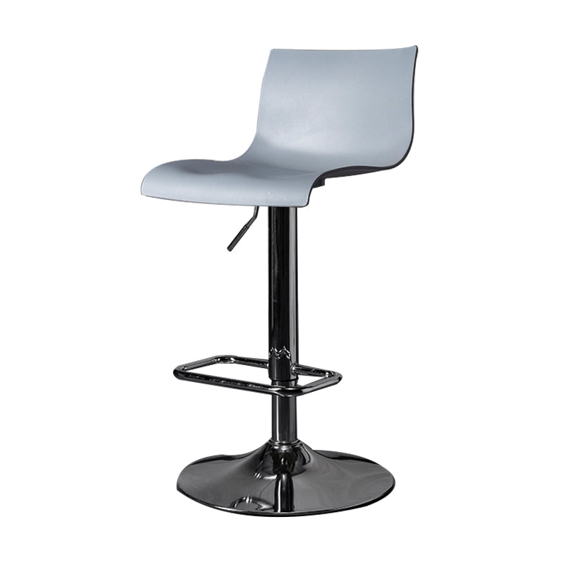 Indoor Industrial Style Bar Stool Adjustable Height Swivel Barstool Armless Design Clearhalo 'Bar Furniture' 'Bar Stools' 'bar_stools' 'furn' 'furn_bar_stools' 'furniture_bar_stools' 'Kitchen & Dining Furniture' 'kitchen&dining_furn' 'kitchen' 'kitchen_furn' Furniture' 4211730
