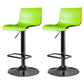 Indoor Industrial Style Bar Stool Adjustable Height Swivel Barstool Armless Design Green 2 Piece Set Clearhalo 'Bar Furniture' 'Bar Stools' 'bar_stools' 'furn' 'furn_bar_stools' 'furniture_bar_stools' 'Kitchen & Dining Furniture' 'kitchen&dining_furn' 'kitchen' 'kitchen_furn' Furniture' 4211733