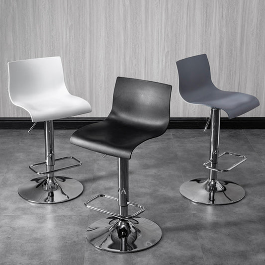 Indoor Industrial Style Bar Stool Adjustable Height Swivel Barstool Armless Design Clearhalo 'Bar Furniture' 'Bar Stools' 'bar_stools' 'furn' 'furn_bar_stools' 'furniture_bar_stools' 'Kitchen & Dining Furniture' 'kitchen&dining_furn' 'kitchen' 'kitchen_furn' Furniture' 4211738