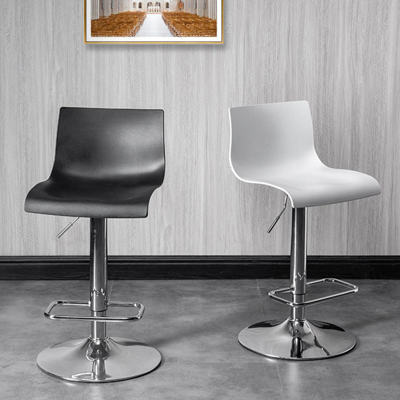 Indoor Industrial Style Bar Stool Adjustable Height Swivel Barstool Armless Design Clearhalo 'Bar Furniture' 'Bar Stools' 'bar_stools' 'furn' 'furn_bar_stools' 'furniture_bar_stools' 'Kitchen & Dining Furniture' 'kitchen&dining_furn' 'kitchen' 'kitchen_furn' Furniture' 4211740